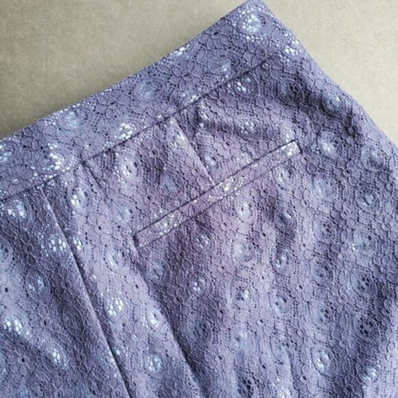 Lauren Conrad Blue Lace Shorts - Picture 8 of 8